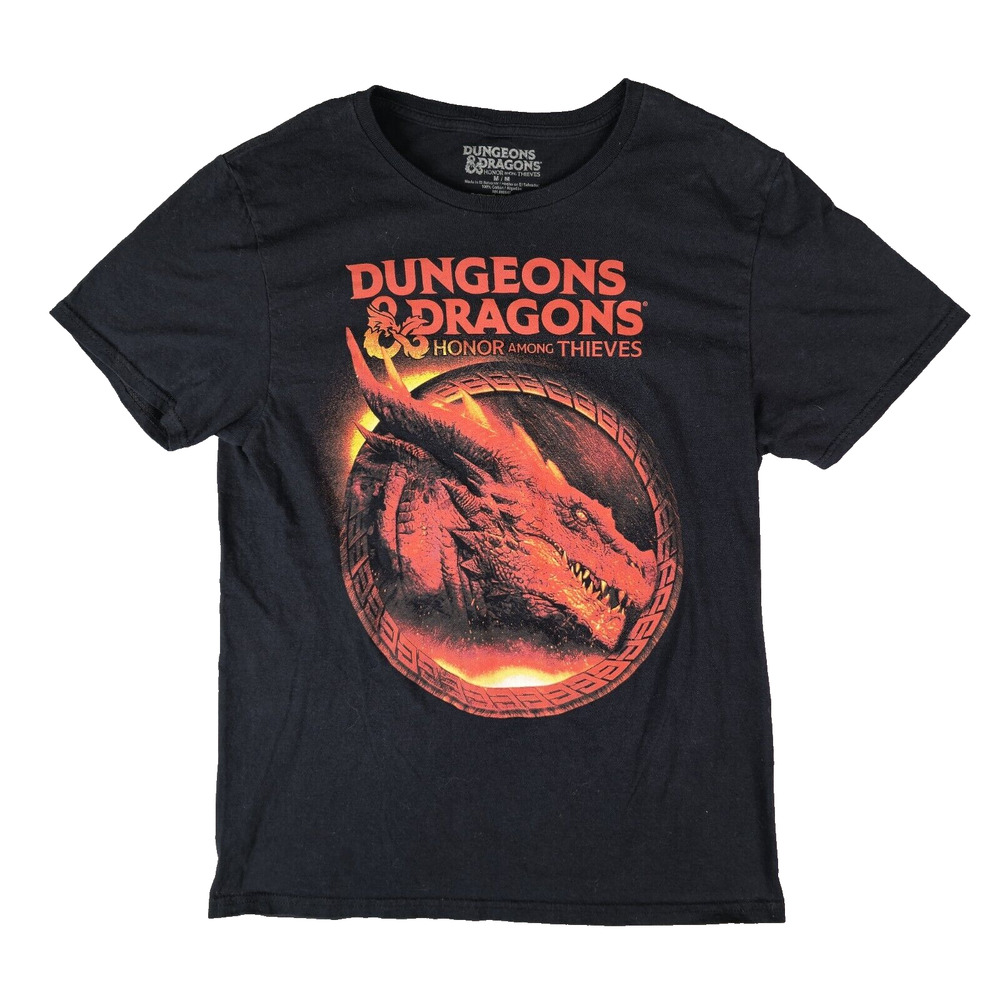Dungeons & Dragons Honor‎ Among Thieves Black Short Sleeve T-Shirt Mens Medium